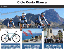 Tablet Screenshot of ciclocostablanca.com